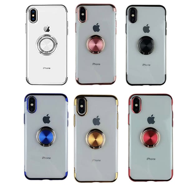 iPhone XS Max - Skyddande Skal med Ringhållare