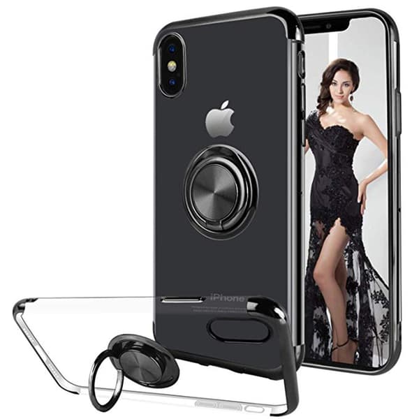 iPhone XS Max - Skyddande Skal med Ringhållare