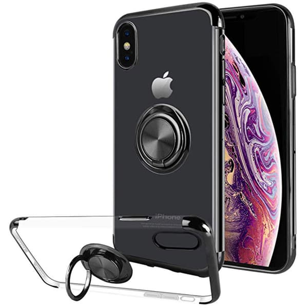 iPhone XS Max - Skyddande Skal med Ringhållare