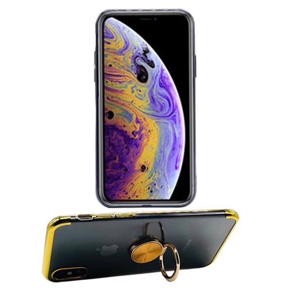 iPhone XS Max - Skyddande Skal med Ringhållare