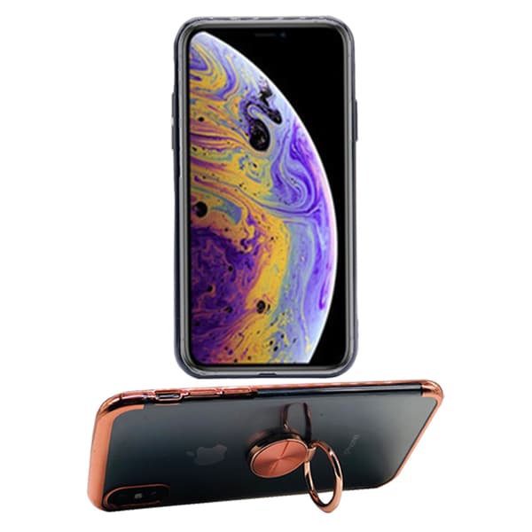 iPhone XS Max - Skyddande Skal med Ringhållare