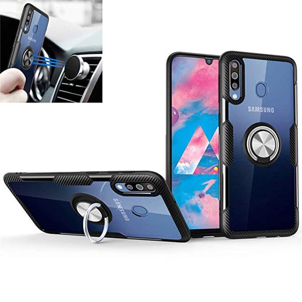 Samsung Galaxy A40 - Robust Skal med Ringhållare Leman