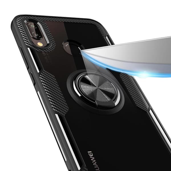Samsung Galaxy A40 - Robust Skal med Ringhållare Leman