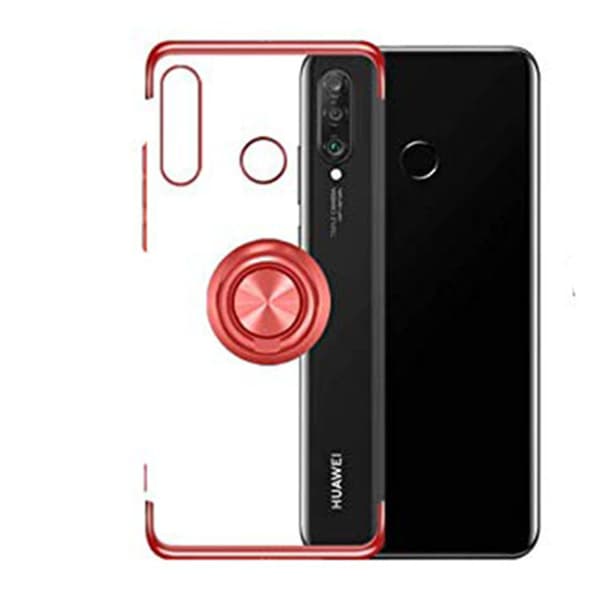 Huawei P30 Lite - Smidigt Silikonskal med Ringhållare