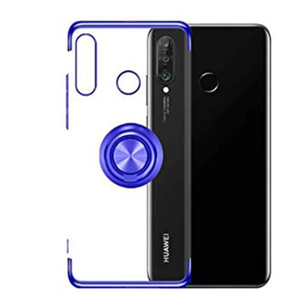 Huawei P30 Lite - Smidigt Silikonskal med Ringhållare