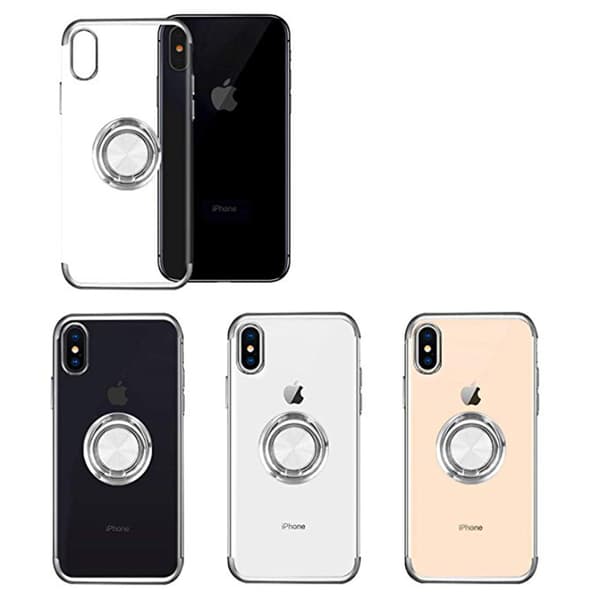 iPhone X/XS - Stötdämpande Smidigt Skal Ringhållare