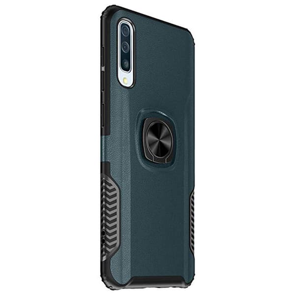 Robust Skal med Ringhållare - Samsung Galaxy A50 Petrol