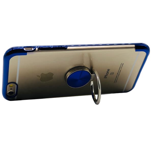 iPhone 6/6S Plus - Stötdämpande Silikonskal med Ringhållare