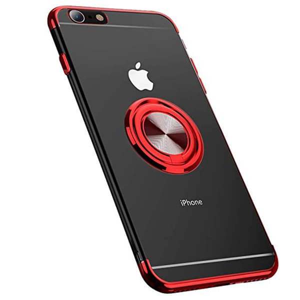 Effektfullt Skal med Ringhållare LEMAN - iPhone 6/6S Plus