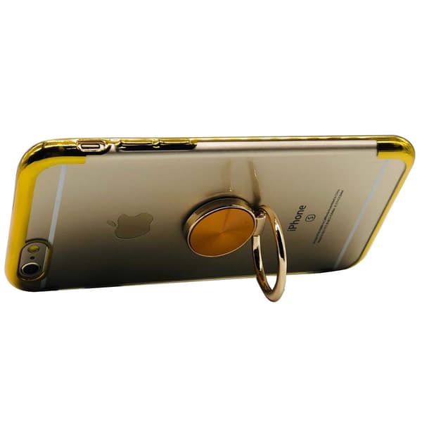 iPhone 6/6S Plus - Silikonskal med Ringhållare