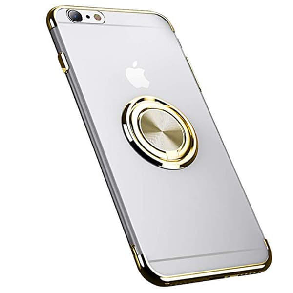 iPhone 6/6S Plus - Silikonskal med Ringhållare