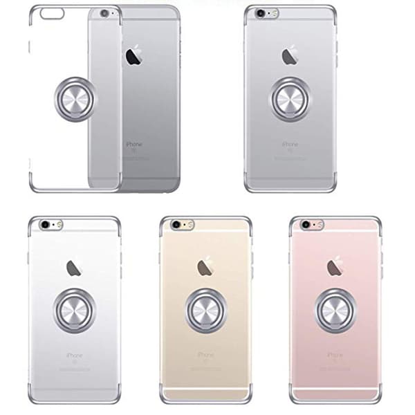 iPhone 6/6S PLUS - Stilrent Silikonskal med Ringhållare