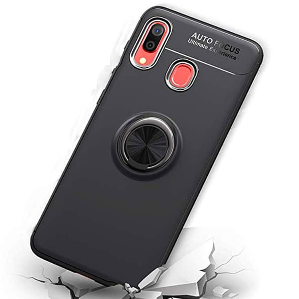 Samsung Galaxy A40 - Effektfullt Skyddsskal med Ringhållare