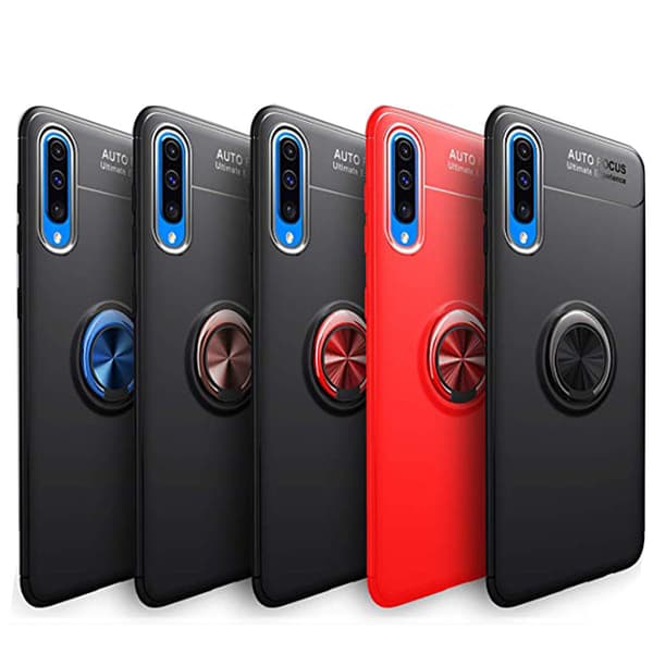 Stötdämpande Skal med Ringhållare - Samsung Galaxy A50
