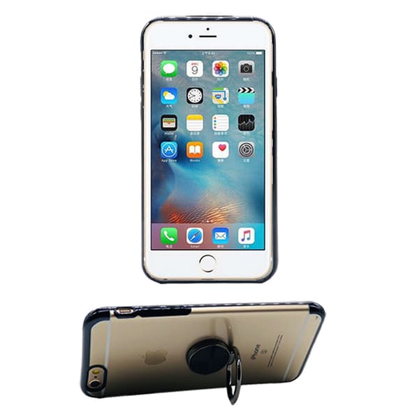 iPhone 6/6S - Praktiskt Silikonskal med Ringhållare (FLOVEME)