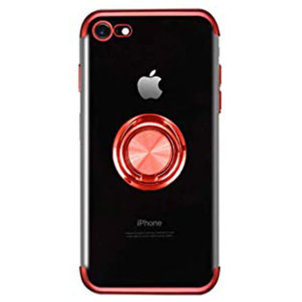 Praktiskt Silikonskal med Ringh�llare - iPhone 7