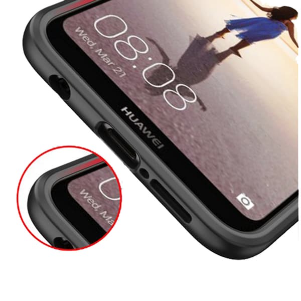 Skyddande Skal med Ringhållare - Huawei P30 Lite