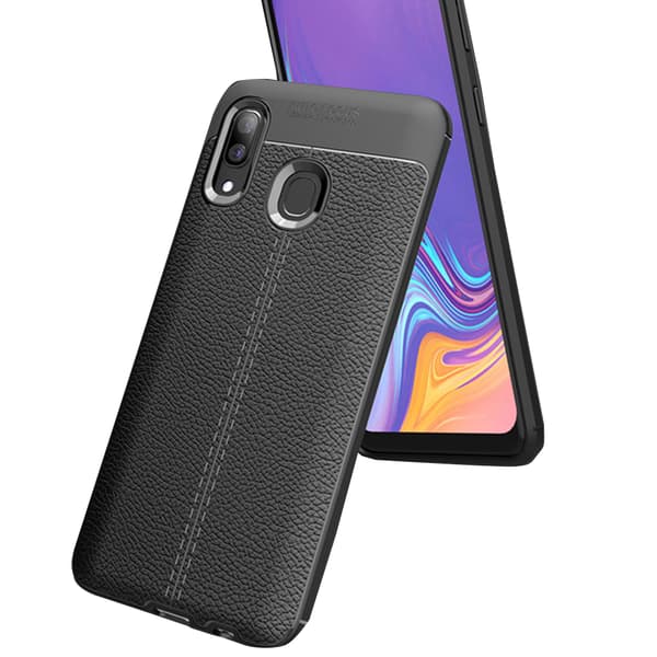 Samsung Galaxy A40 - Kraftfullt Silikonskal (AUTO FOCUS)