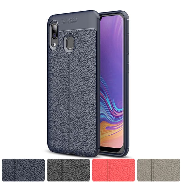 Samsung Galaxy A40 - Kraftfullt Silikonskal (AUTO FOCUS)