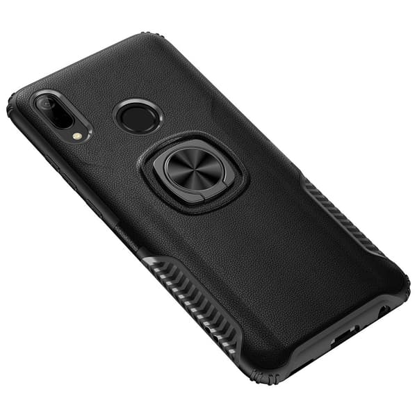 Elegant Leman Skal med Ringhållare - Huawei Y6 2019