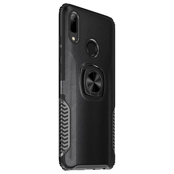 Elegant Leman Skal med Ringhållare - Huawei Y6 2019