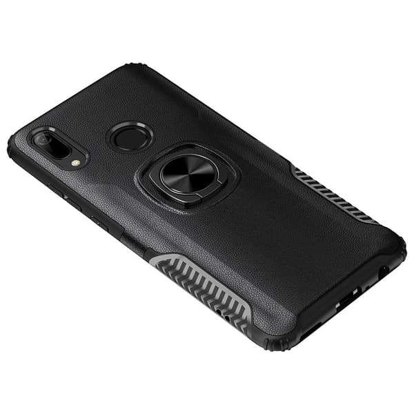 Elegant Leman Skal med Ringhållare - Huawei Y6 2019