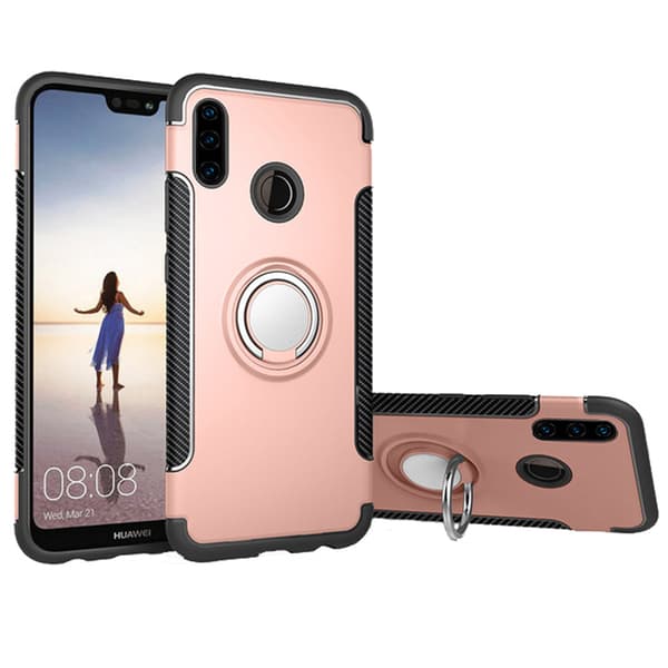 Exklusivt (ODOR) Skal med Ringhållare - Huawei P30 Lite