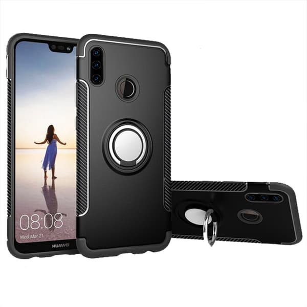 Huawei P30 Lite - Stötdämpande Skal med Ringhållare (FLOVEME)