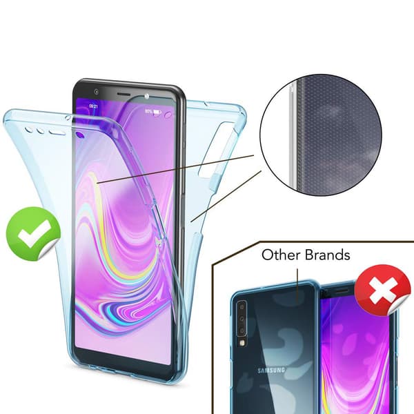 Samsung A70 | 360° TPU Silikonfodral | Heltäckande Skydd