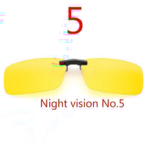 Effektfulla Clip-on Solglasögon Polarized