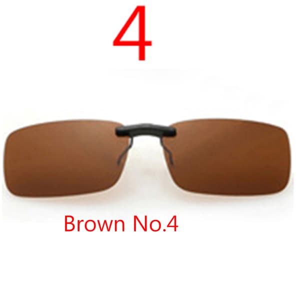 Effektfulla Clip-on Solglasögon Polarized