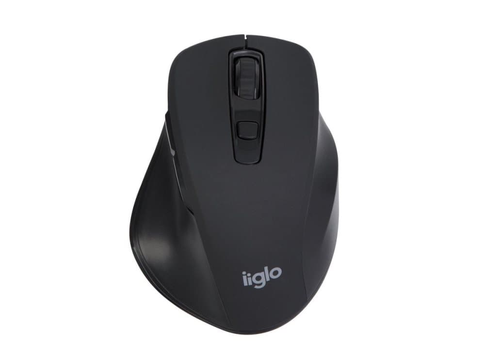 iiglo M610 wireless ergo mouse, Black