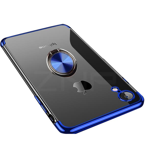 iPhone XR - Robust Silikonskal med Ringhållare (FLOVEME)