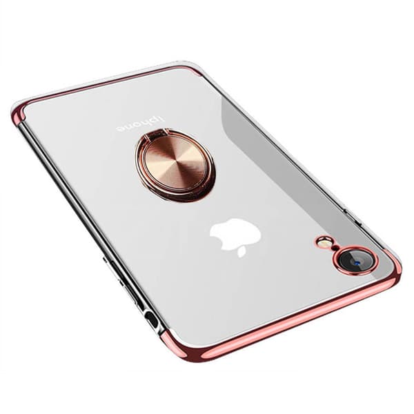 iPhone XR - Robust Silikonskal med Ringhållare (FLOVEME)