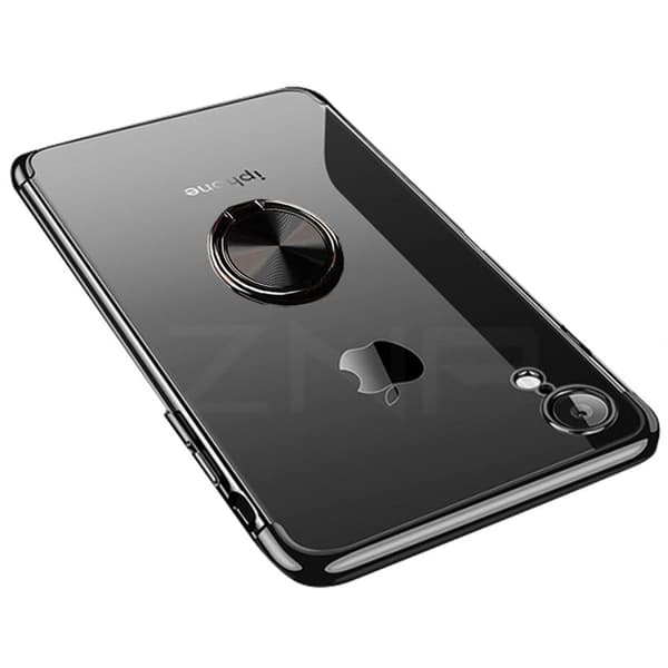 iPhone XR - Robust Silikonskal med Ringhållare (FLOVEME)