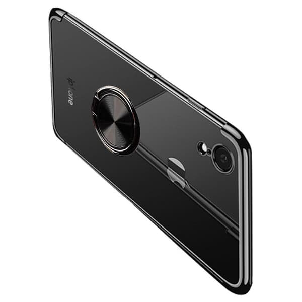 iPhone XR - Robust Silikonskal med Ringhållare (FLOVEME)