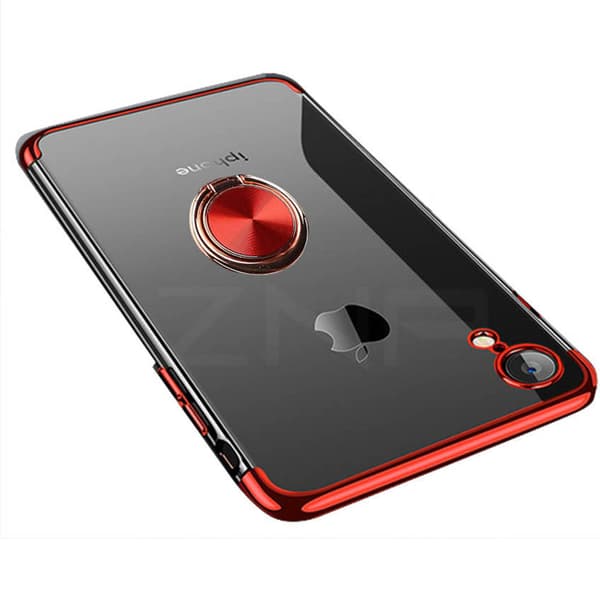 iPhone XR - Robust Silikonskal med Ringhållare (FLOVEME)