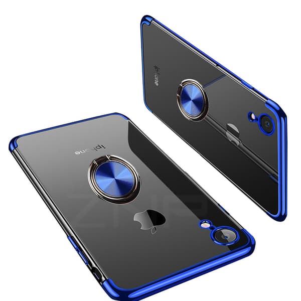 iPhone XR - Praktiskt Silikonskal med Ringhållare (FLOVEME)