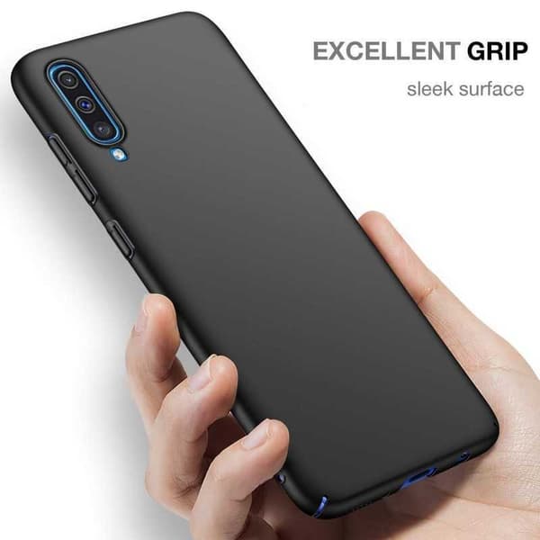 Samsung A70 Ultratunt Mattsvart Skal Basic V2
