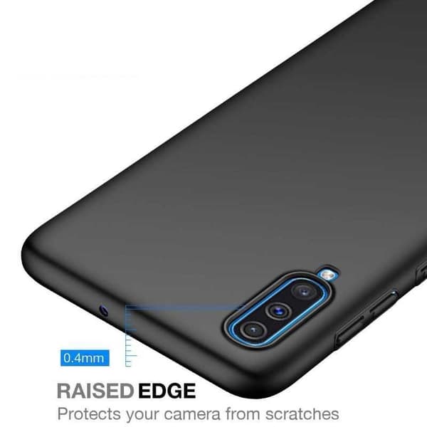 Samsung A70 Ultratunt Mattsvart Skal Basic V2