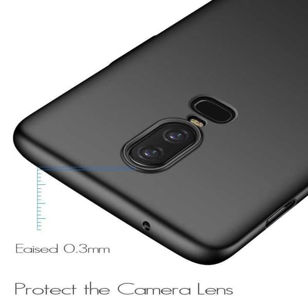 OnePlus 6 Ultratunt Mattsvart Skal Basic V2