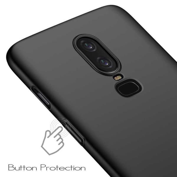 OnePlus 6 Ultratunt Mattsvart Skal Basic V2