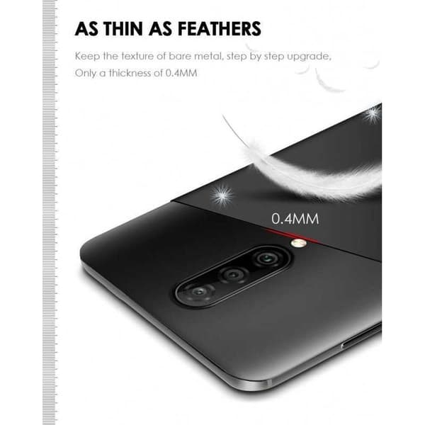 OnePlus 7 Pro Ultratunt Mattsvart Skal Basic V2