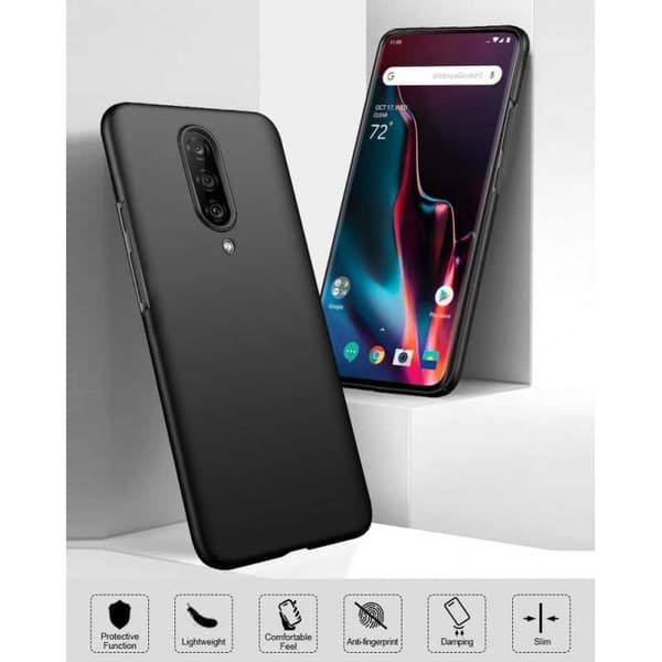 OnePlus 7 Pro Ultratunt Mattsvart Skal Basic V2