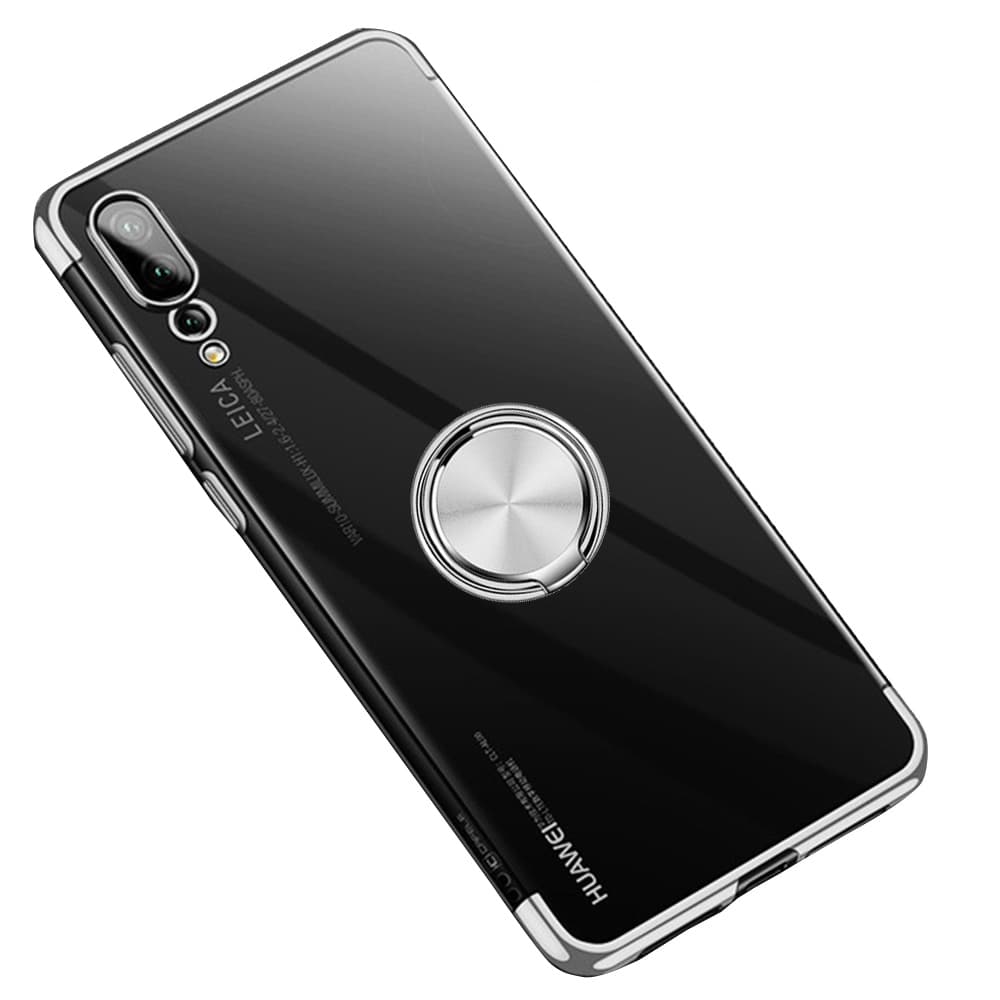 Huawei P20 - Elegant Floveme Silikonskal Ringhållare