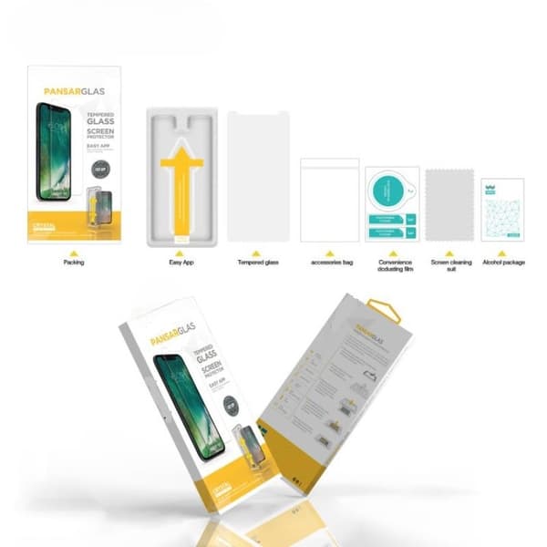 CoveredGear Easy App Härdat Glas Skärmskydd till iPhone Xs Max / 11 Pro Max