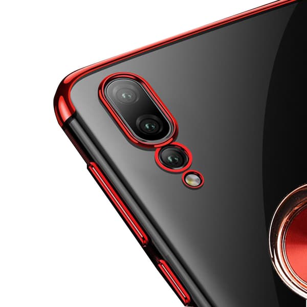 Exklusivt Silikonskal Ringhållare FLOVEME - Huawei P20