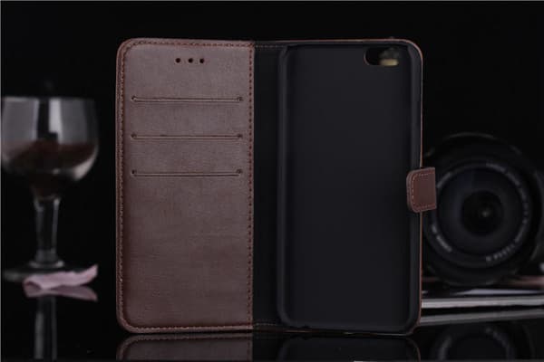 iPhone 6 / 6s Retro Plånboksfodral / Fodral - Mörkbrun