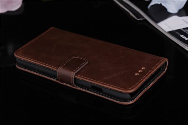 iPhone 6 / 6s Retro Plånboksfodral / Fodral - Mörkbrun