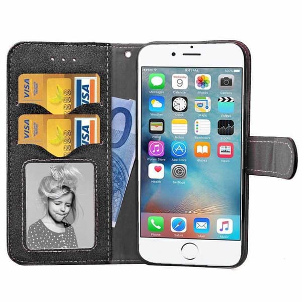 iPhone 6/6S Praktisk Plånboksfodral med 6-FACK Pharah